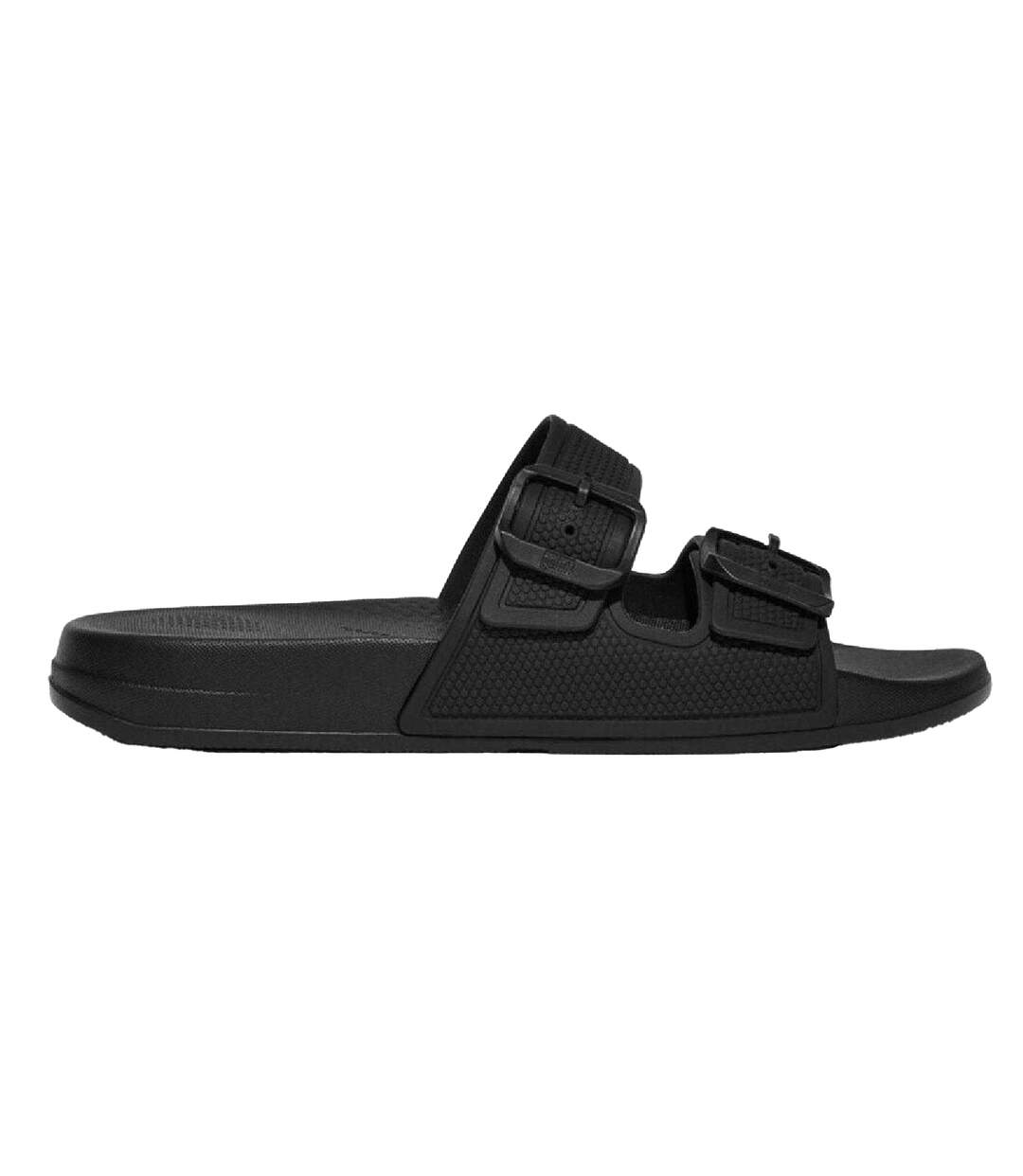 Mens Iqushion Sliders Black Fit Flop-1