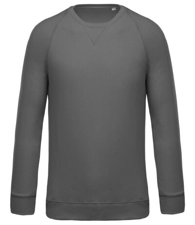 Sweat shirt coton bio - Homme - K480 - gris foncé