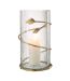Vase en Verre Feuille Ofelia 34cm Transparent-3