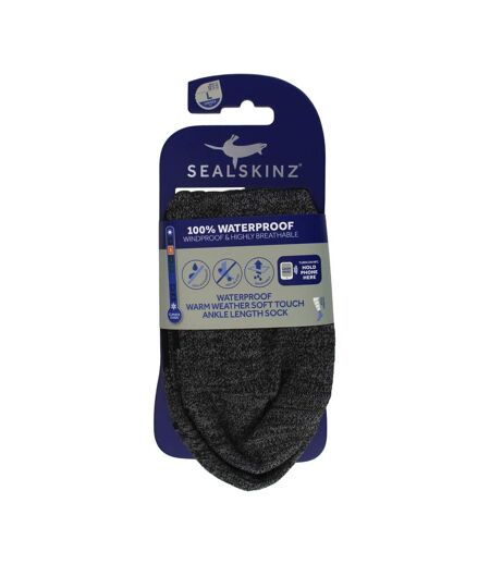 Men's Waterproof Soft Touch Ankle Socks for Warm Weather - 1 Pack