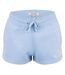 Womens/ladies Logo Sweat Shorts Light Blue Jack Wills-1