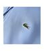 Mens Basic Logo Cotton Blend Full Zip Hoodie Blue Lacoste-3