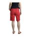 Womens/ladies kinnie flat fronted shorts crimson Weird Fish-4