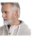 Mens bakersfield macaroni button neck hoodie ecru Weird Fish-3