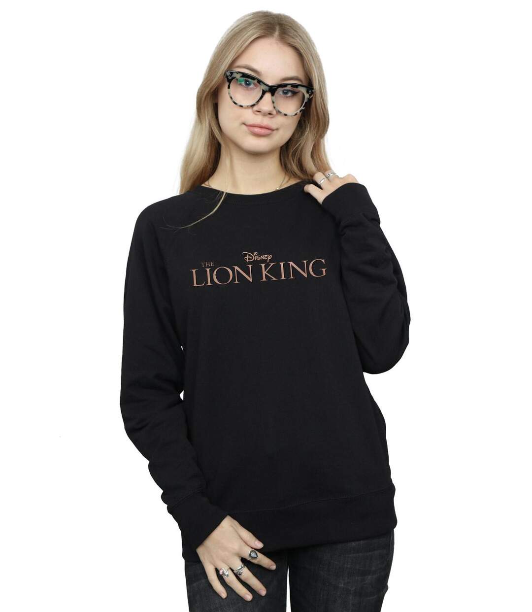 Disney Sweatshirt Womens/Ladies The Lion King Movie Logo (Noir) - UTBI22133-2