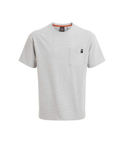 Craghoppers Mens Wakefield Workwear Marl Pocket T-Shirt (Soft Grey) - UTRW10017