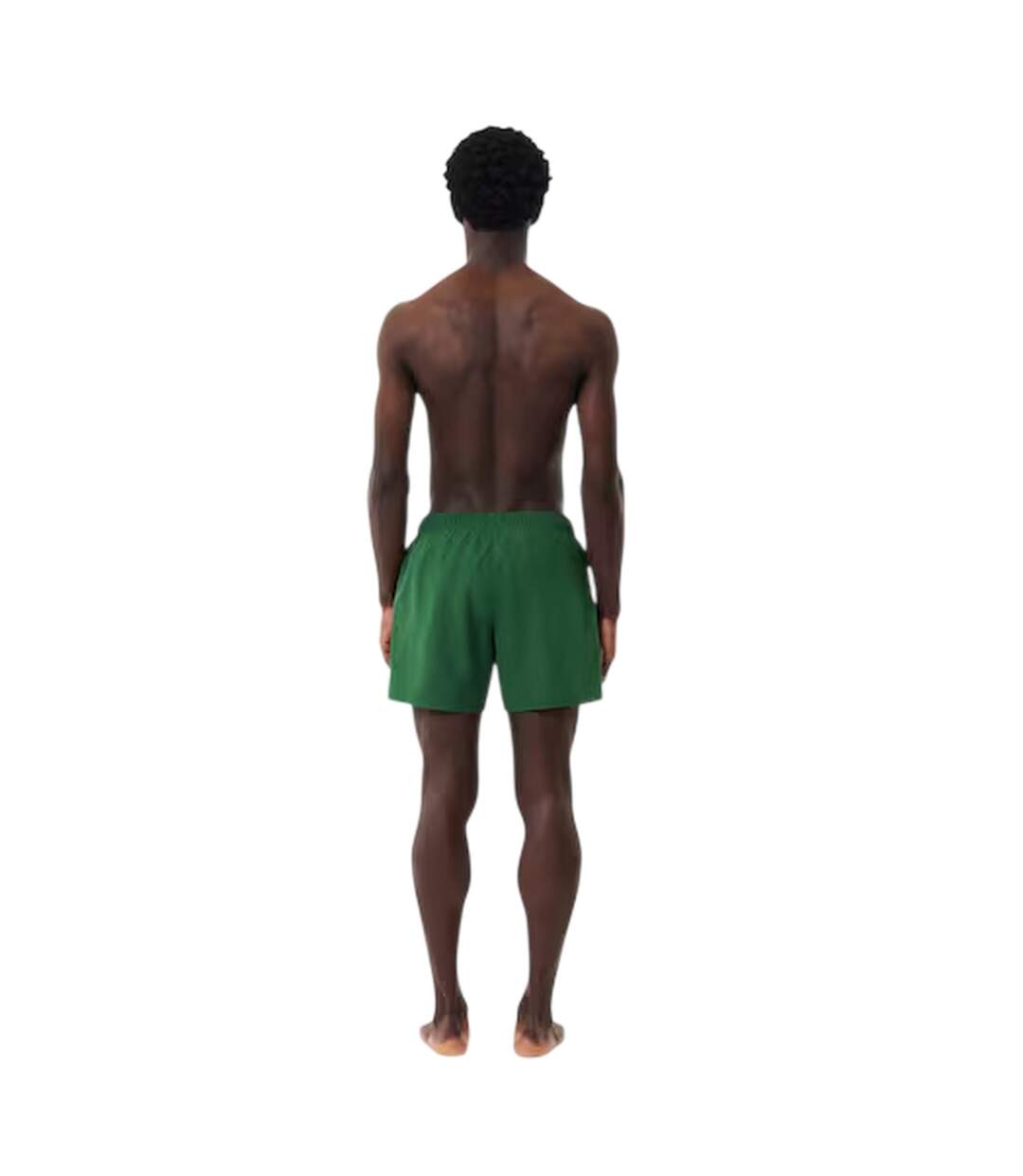 Mens Logo Swim Shorts Green Lacoste-3