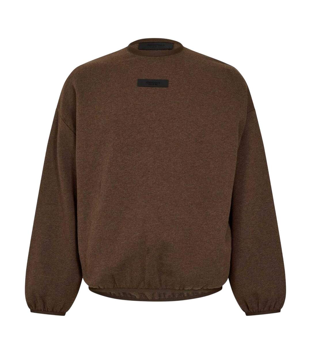 Mens Crew Neck Sweatshirt Brown Fear Of God Essentials-1