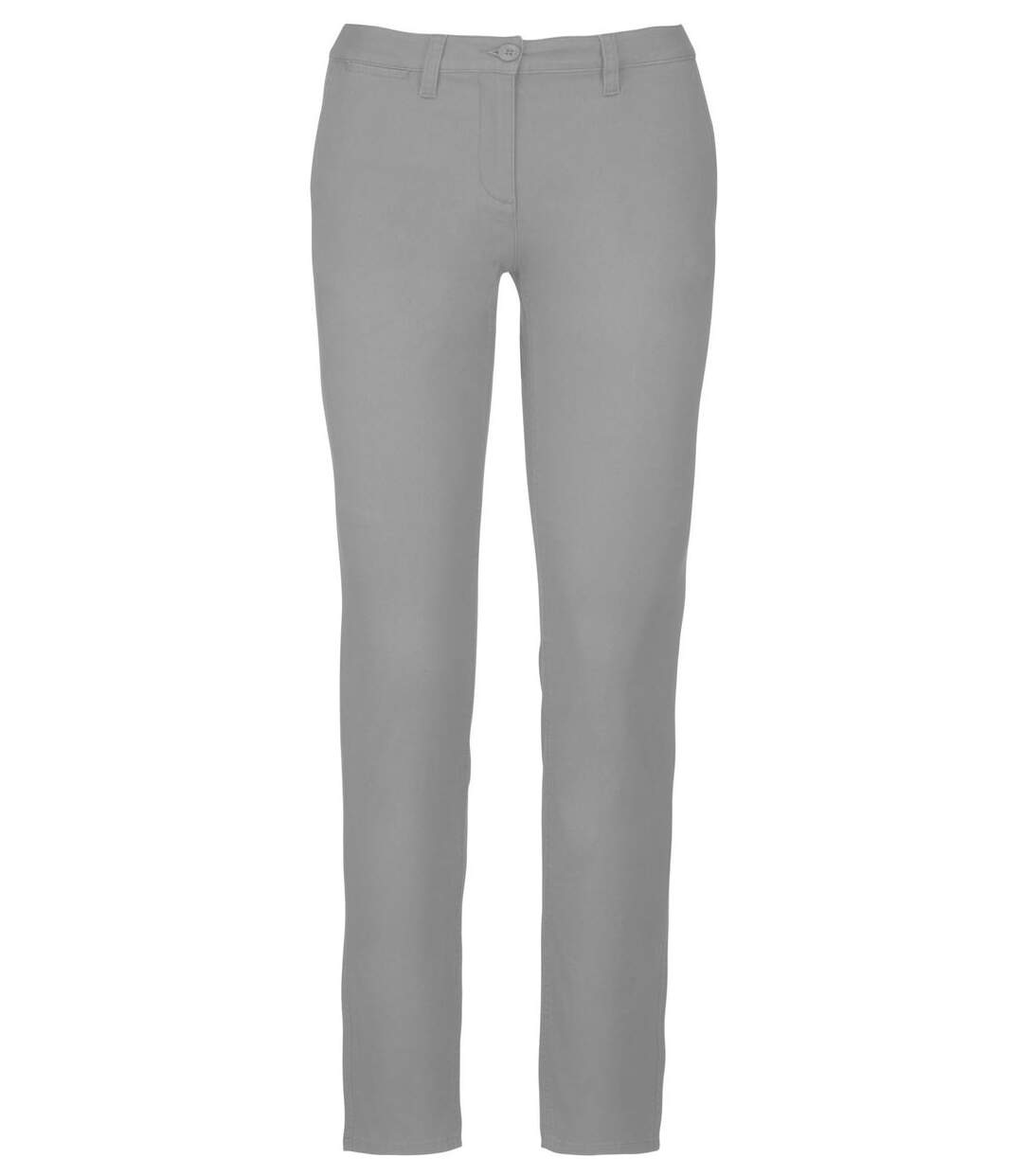 pantalon chino pour femme - K741 - gris clair