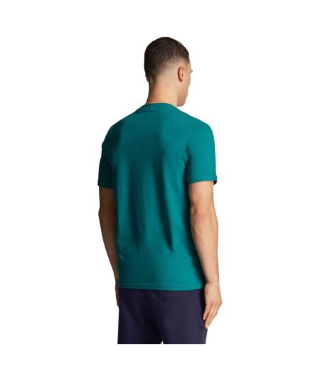 T-shirt Homme Vert Blanc Lyle & Scott