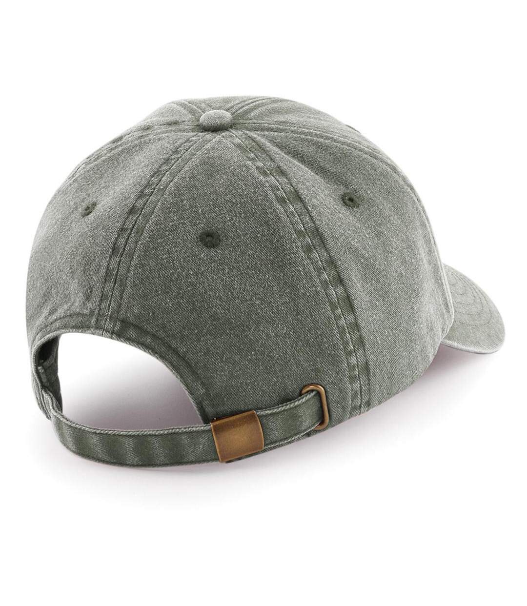 Lot de 2  casquettes adulte olive Beechfield-2