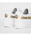 Womens/ladies Jada Platform Trainers White Leopard Puma-4