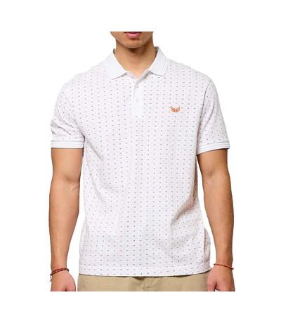 Polo Blanc/Orange Homme Kaporal BOSCIE - 3XL