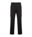 Pantalon Trooper Homme Noir Rouge Roly Workwear-1