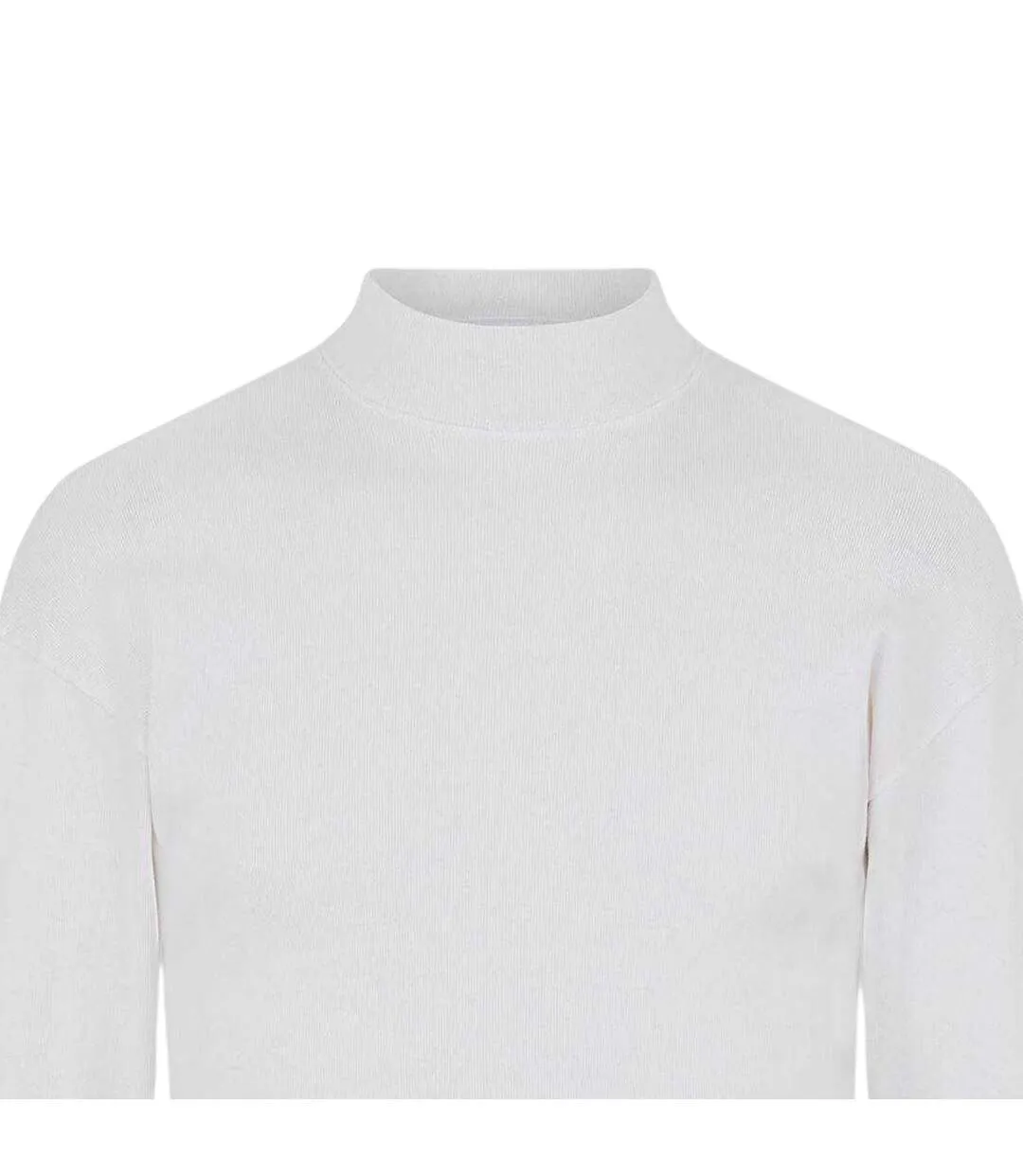 Mens Mock Neck Sweatshirt Gardenia Humanrace-3