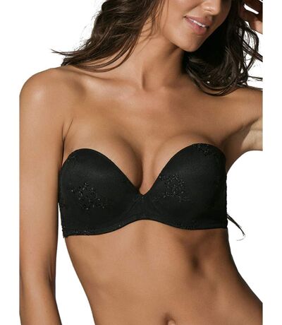 Soutien-gorge bandeau Honeymoon Luna noir