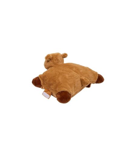 Bouillotte Coussin Capybara 34cm Marron