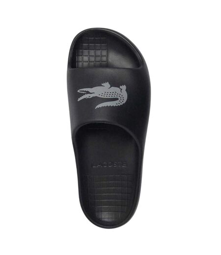 Claquettes Vacances Motif/style Crocodile Serve Homme Gris Lacoste