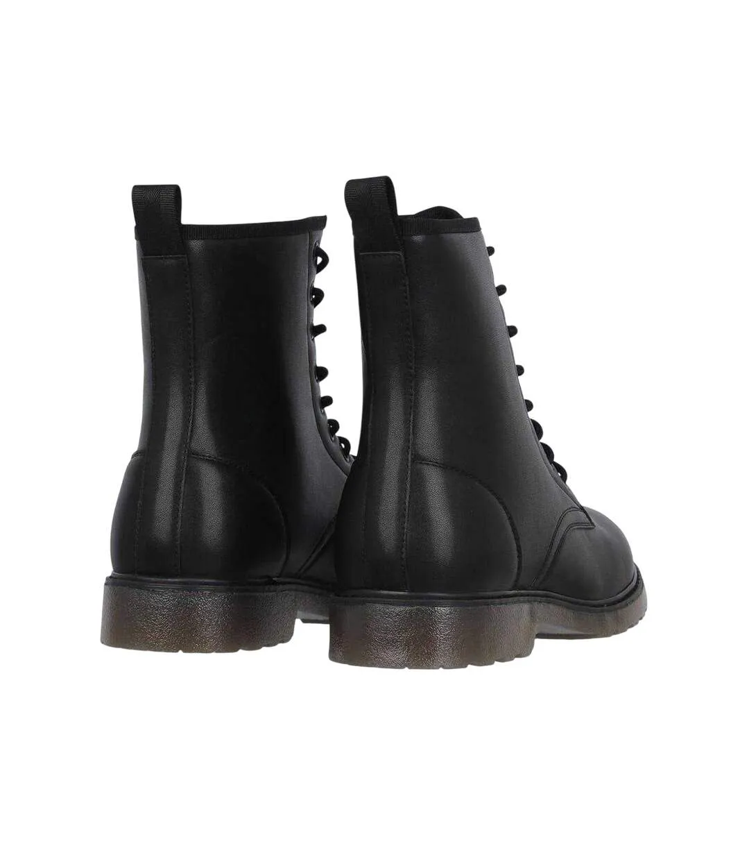 Womens/ladies Brandi Ankle Boots Black Miso-2