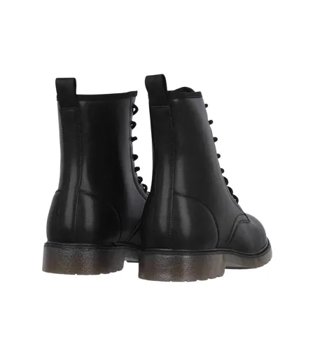 Womens/ladies Brandi Ankle Boots Black Miso