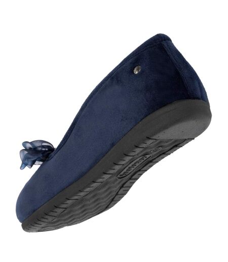 Isotoner Chaussons Ballerines femme souples, ultra confortables et légèrs, confort technologie everywear