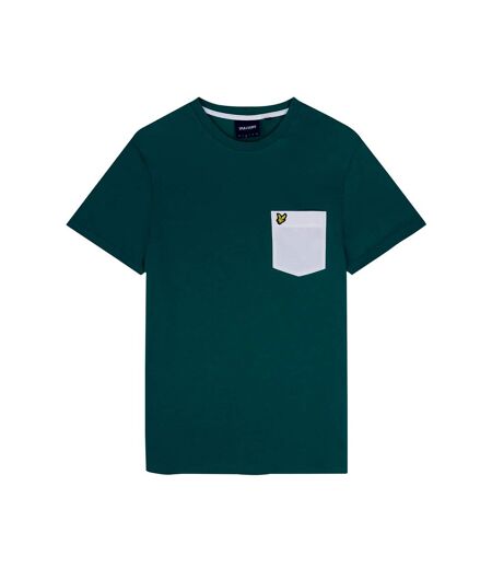 T-shirt homme vert de bleu / blanc Lyle & Scott Lyle & Scott