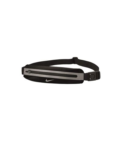 Nike 2.0 Slim Waist Bag (Black/Silver) (One Size)