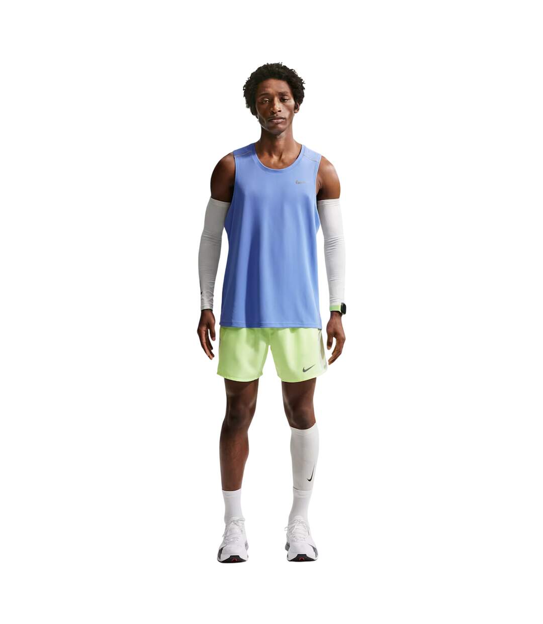 Mens Miler Tank Top Royal Blue Nike-4