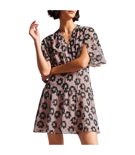 Robe Courte Motif/style Floral Femme Rose Ted Baker