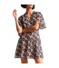 Robe Courte Motif/style Floral Femme Rose Ted Baker-3