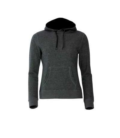Sweat À Capuche Classic Femme Anthracite Clique