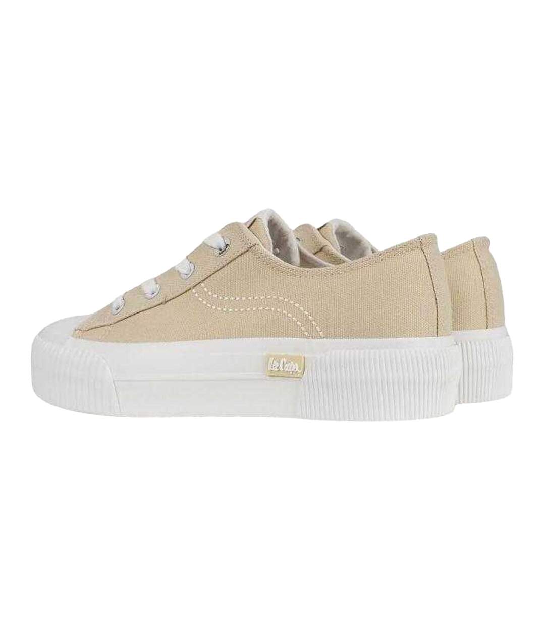 Baskets Femme Beige Lee Cooper-2