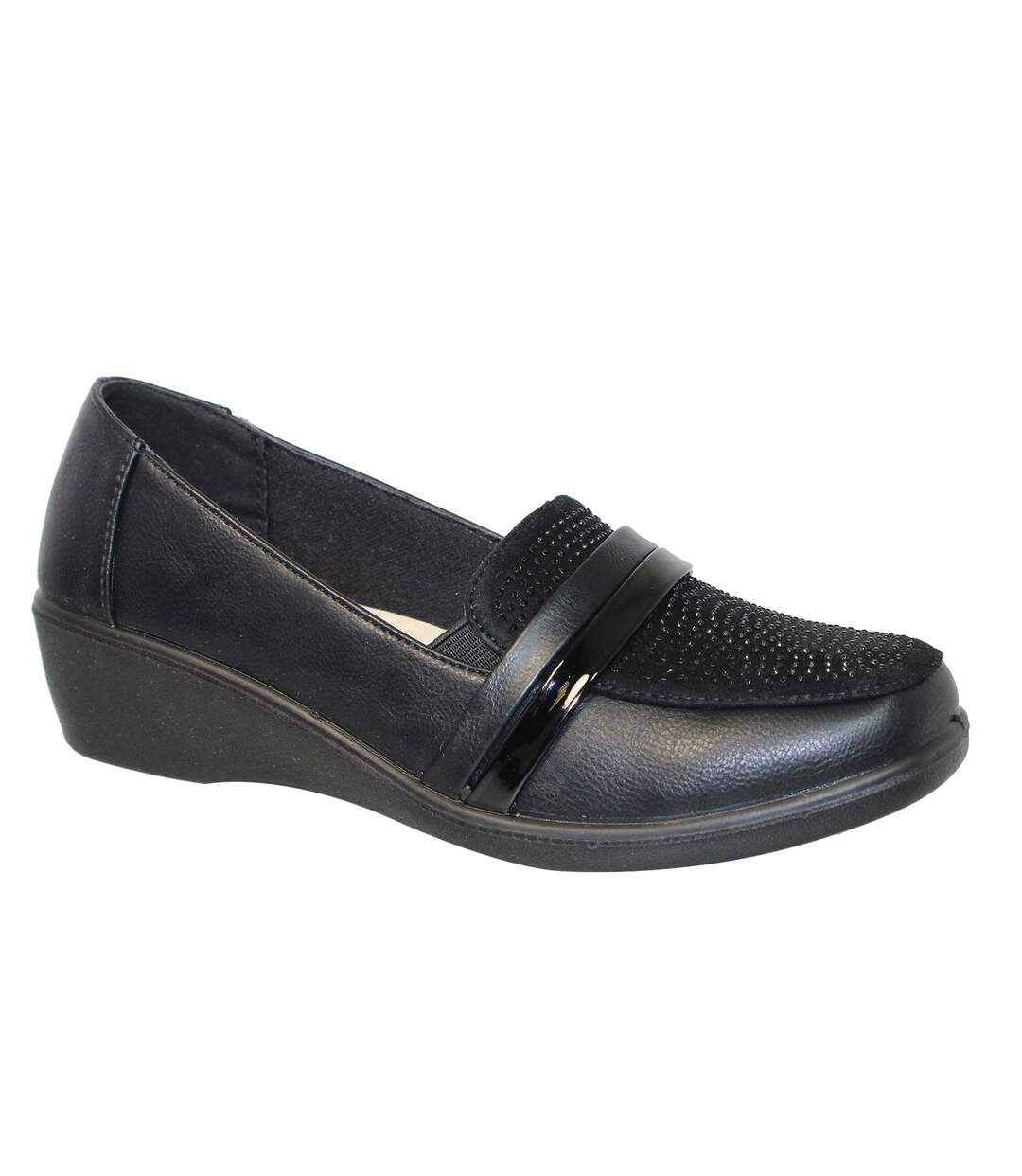 Chaussures Décontractées Esther Femme Noir Lunar-1