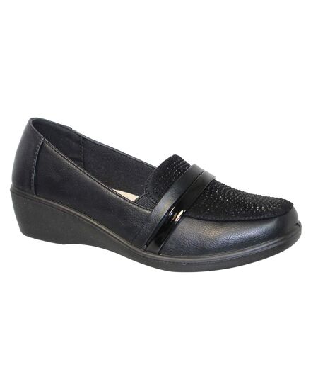 Chaussures Décontractées Esther Femme Noir Lunar