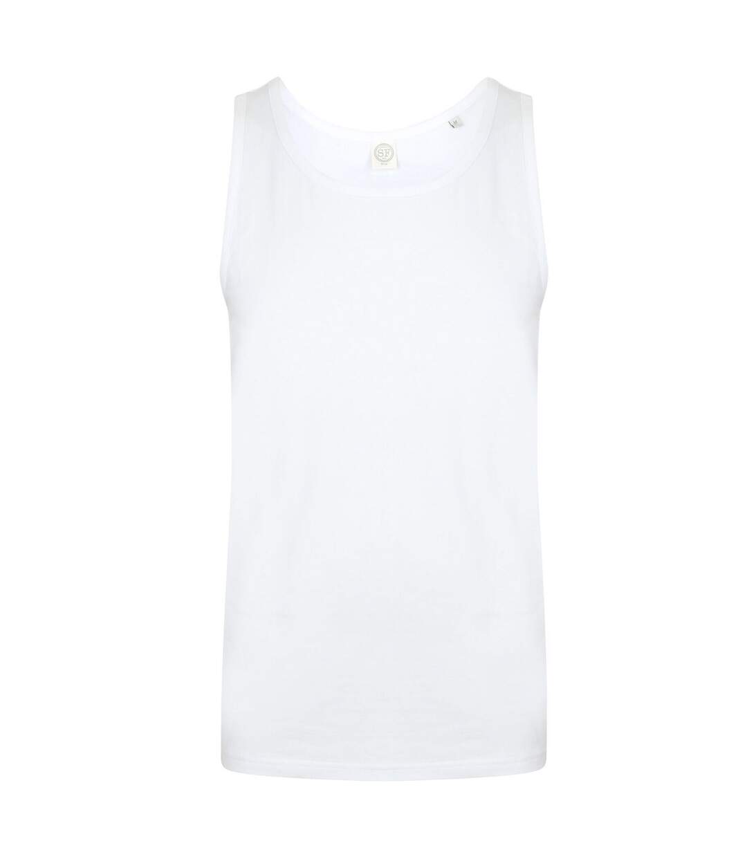 SF Mens Feel Good Stretch Vest (White) - UTPC3020-1