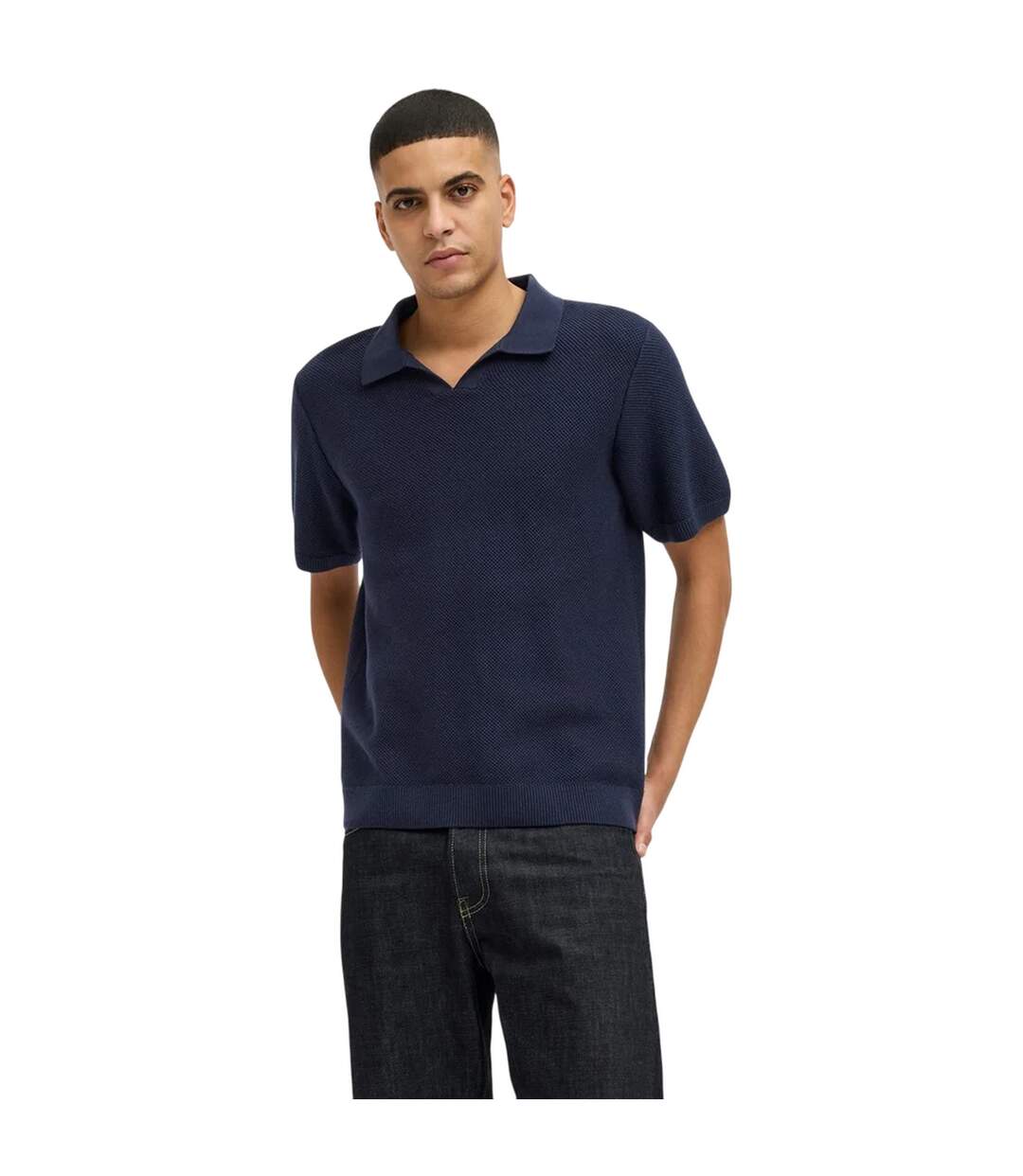 Polo Homme Bleu Nuit Jack And Jones-1
