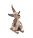 Statuette Élan Luge Fungo 40cm Beige-1