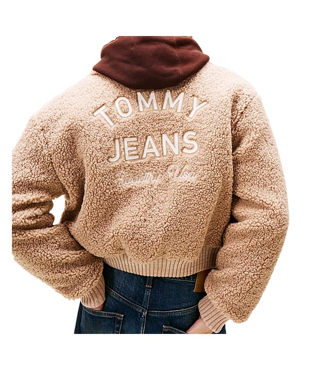 Veste beige femme tommy hilfiger varsity-2
