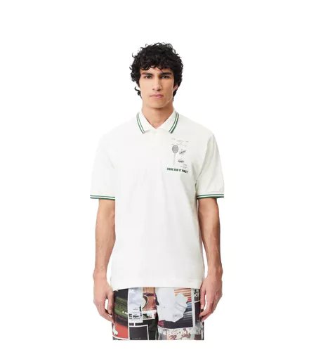 Polo L.12.12 Homme Blanc Lacoste