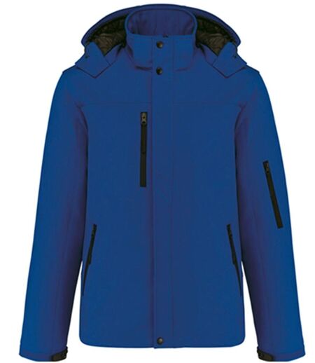 Parka softshell matelassée à capuche - K650 - Homme - bleu roi