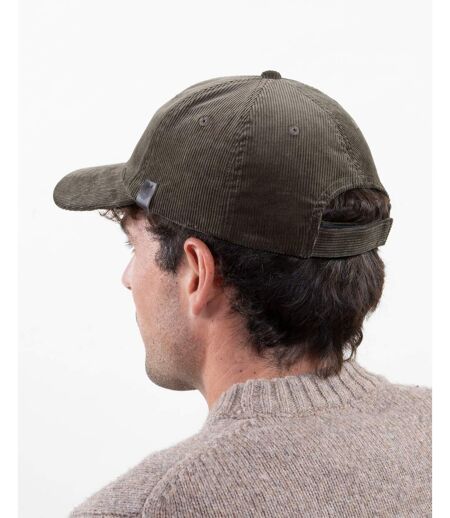 Isotoner Casquette homme velours côtelé doublé tissu