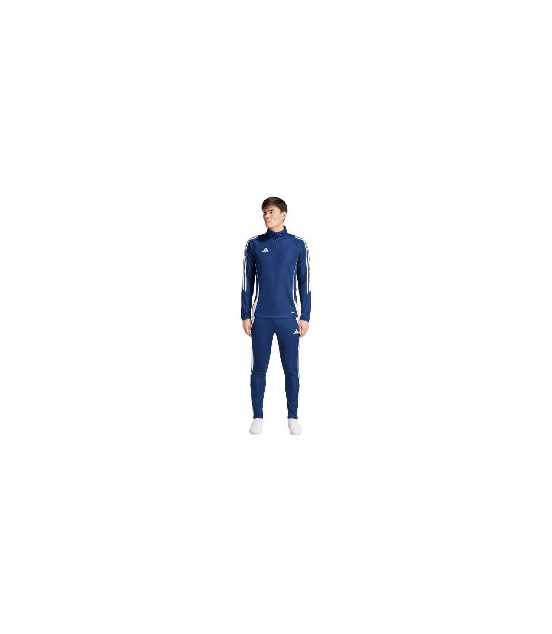 Pantalon Motif/style Logo Tiro Homme Bleu Adidas-1