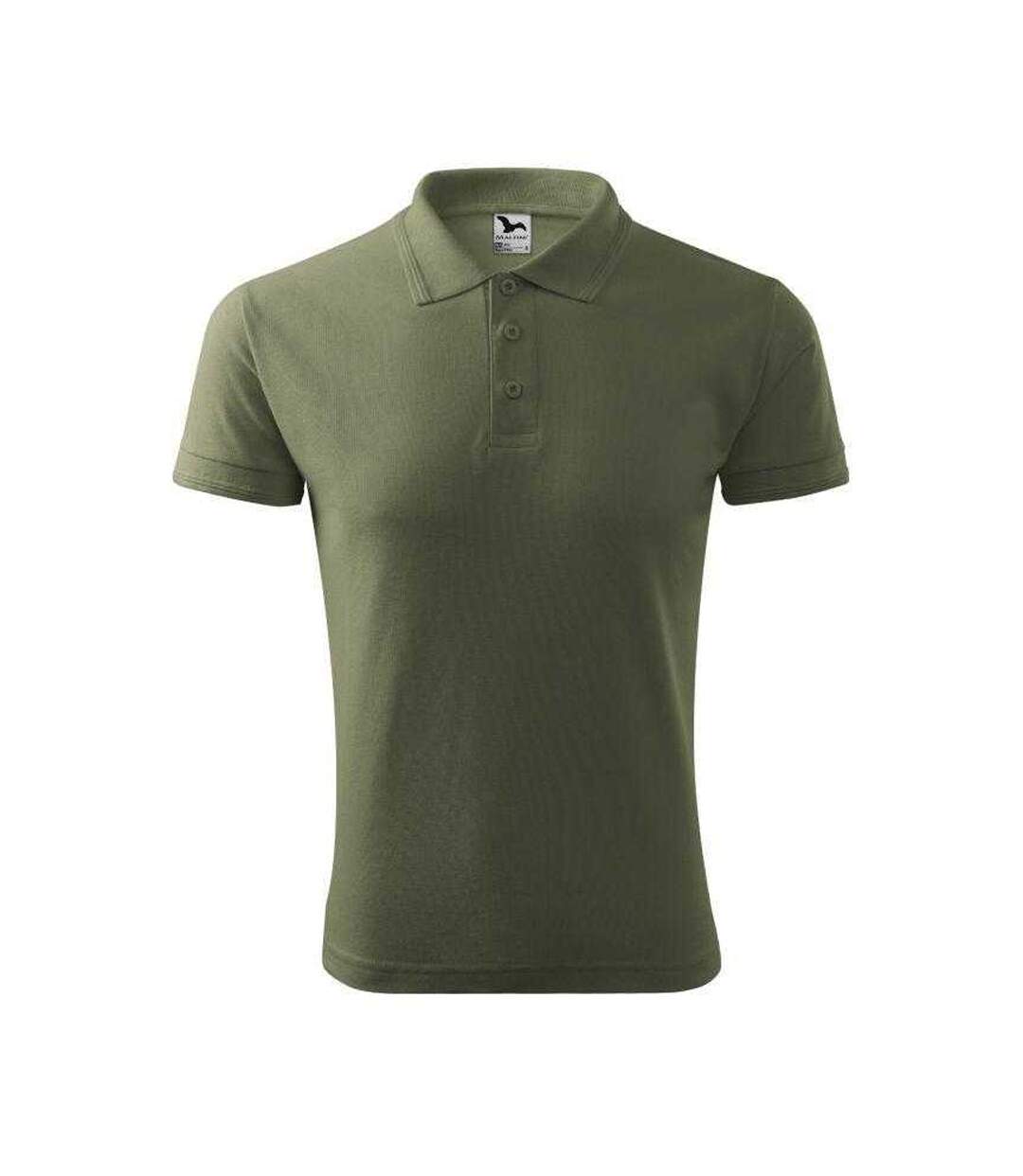 Polo Homme Kaki Malfini-1