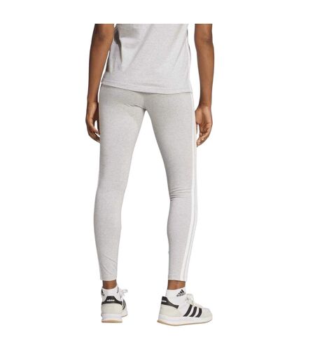 Legging Entraînement Motif/style 3 Rayures Femme Gris Moyen Adidas