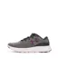 Chaussures de running grises/violettes femme under armour charged-1
