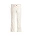 Womens/ladies Middy Cotton Bootcut Jeans Cream Levis-2