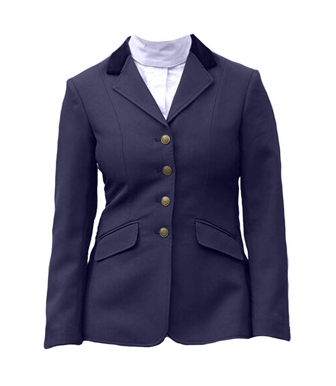 Womens/ladies Aston Competition Jacket Navy Shires-1