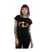 Disney T-shirt en coton avec logo Les Incroyables, Femme/Ladies (Noir) - UTBI48182-2