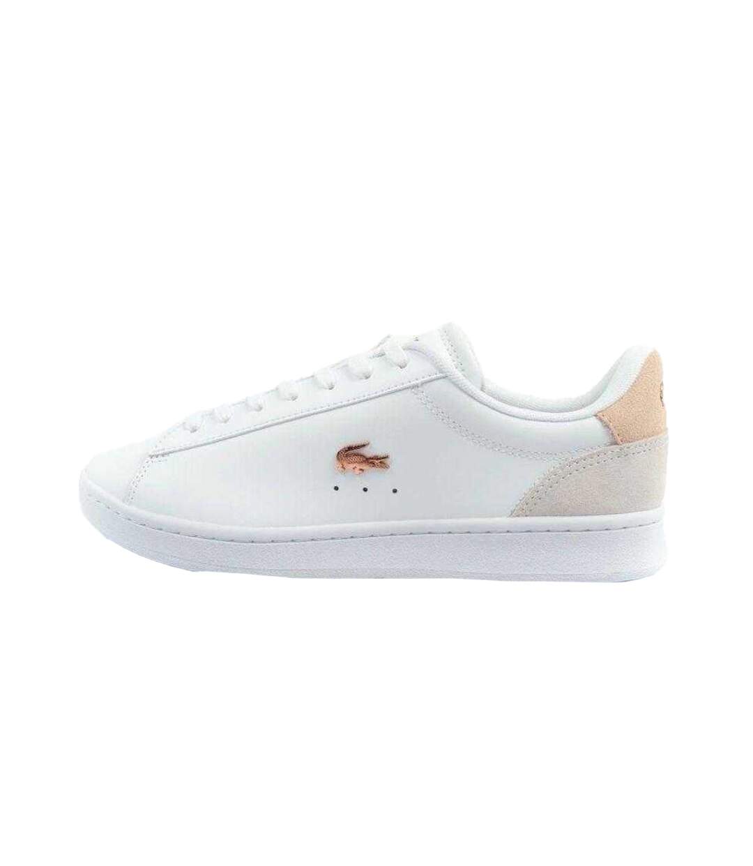 Baskets Carnaby Femme Blanc Beige Lacoste-3