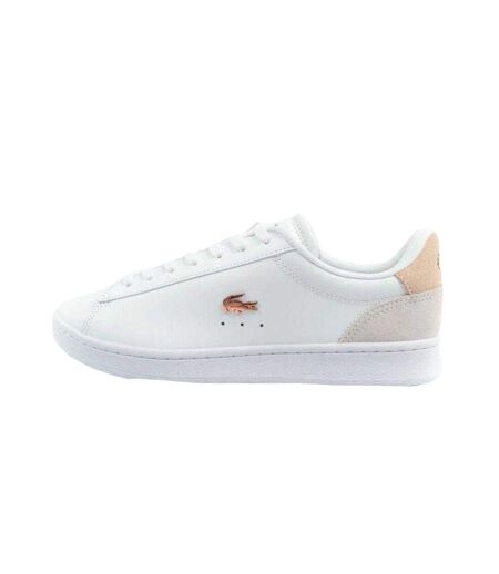 Baskets Carnaby Femme Blanc Beige Lacoste
